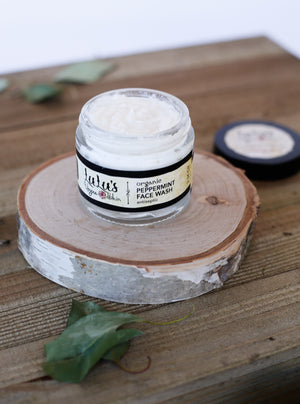 Organic Peppermint Face Wash - Lulu's Vegan Skin