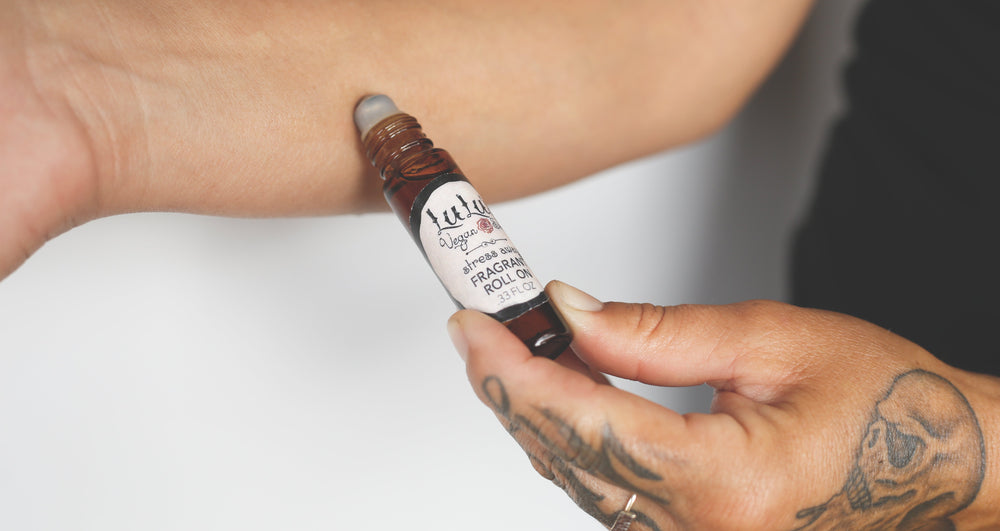 Stress-Away Fragrance Oil with 25mg Hemp - Lulu's Vegan Skin